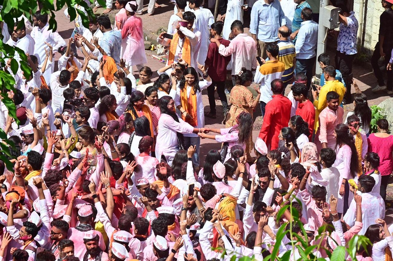 More than 24,000 police personnel have been deployed in Mumbai to thwart any untoward incident during processions, officials said