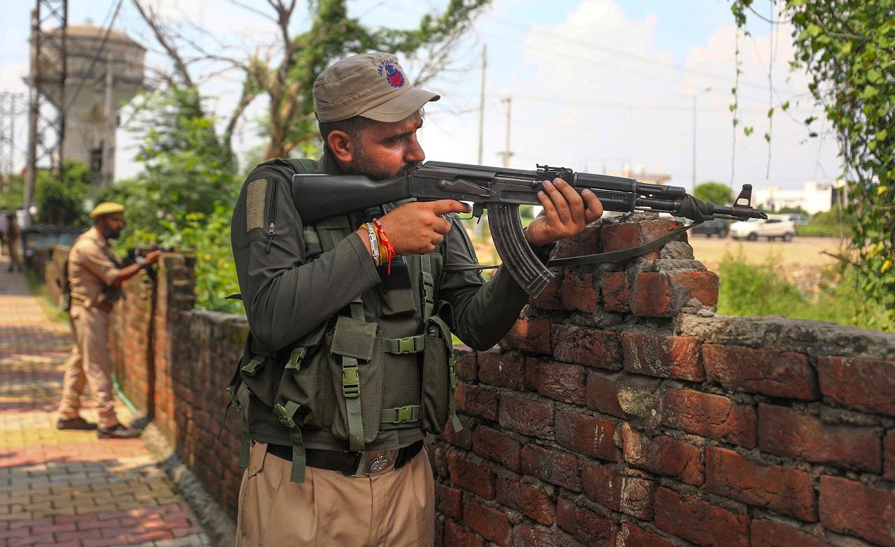 A defence spokesman said that a few rounds were fired at the Sunjawan Military Station in the outskirts of Jammu at around 10.50 am, resulting in critical injuries to a soldier