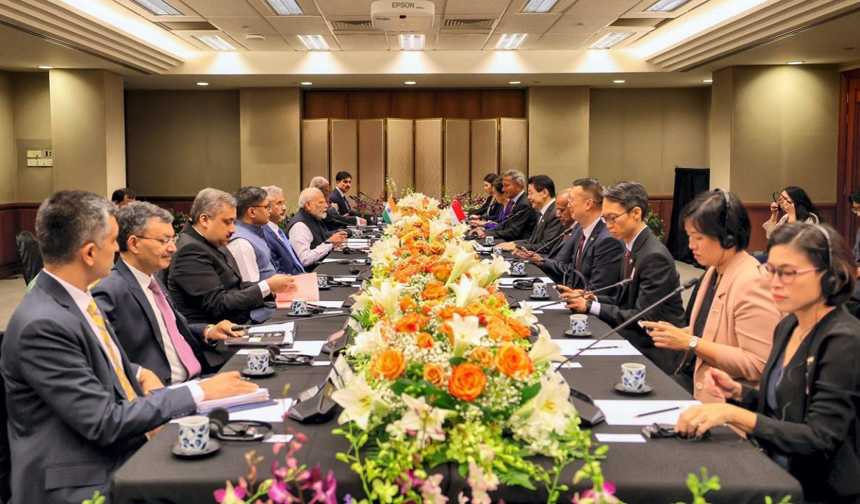 In Photos: PM Modi meets Singapore counterpart Lawrence Wong