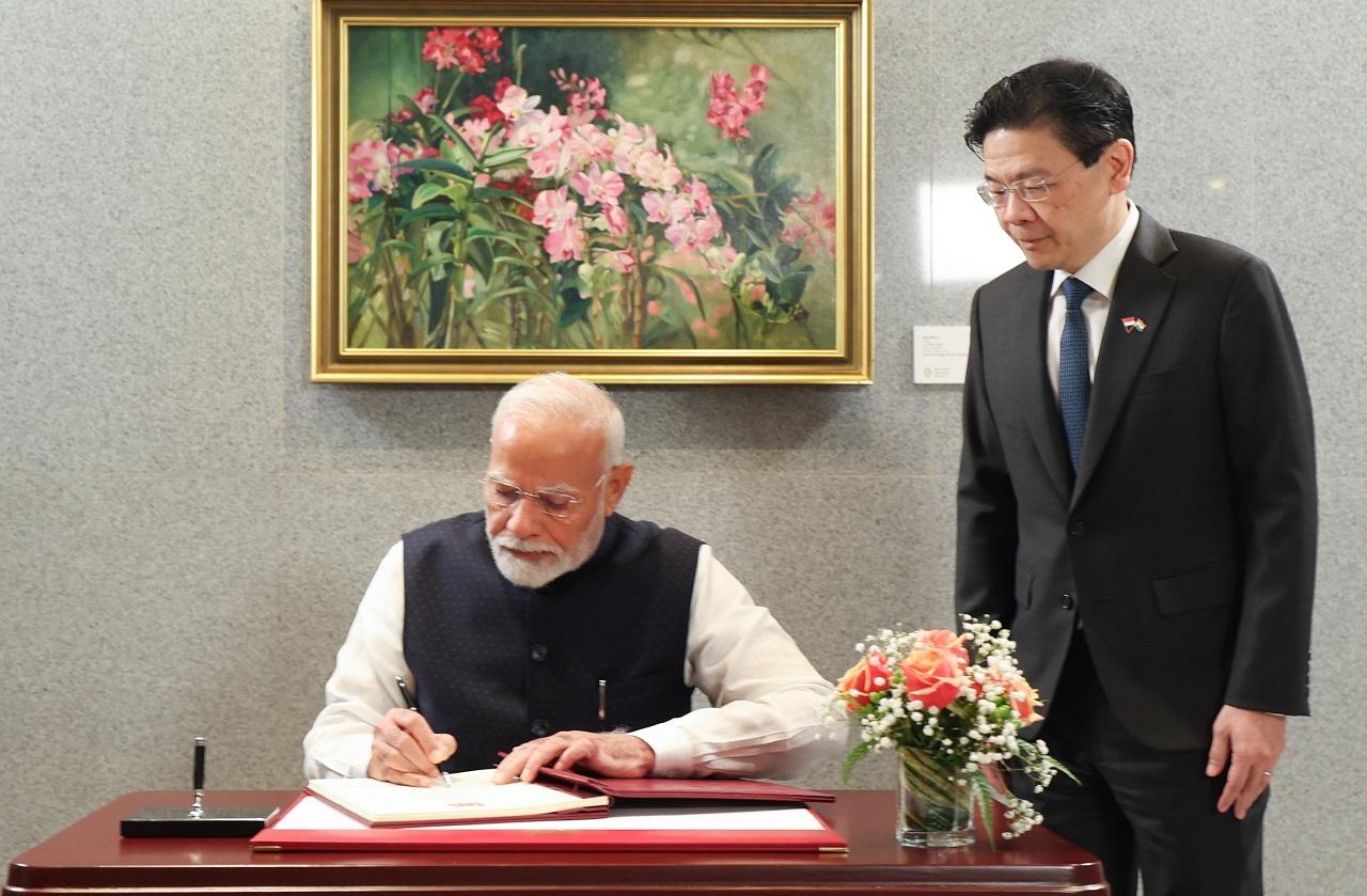 During his opening remarks, PM Modi said Singapore is not only a partner nation but it is an inspiration for every developing country