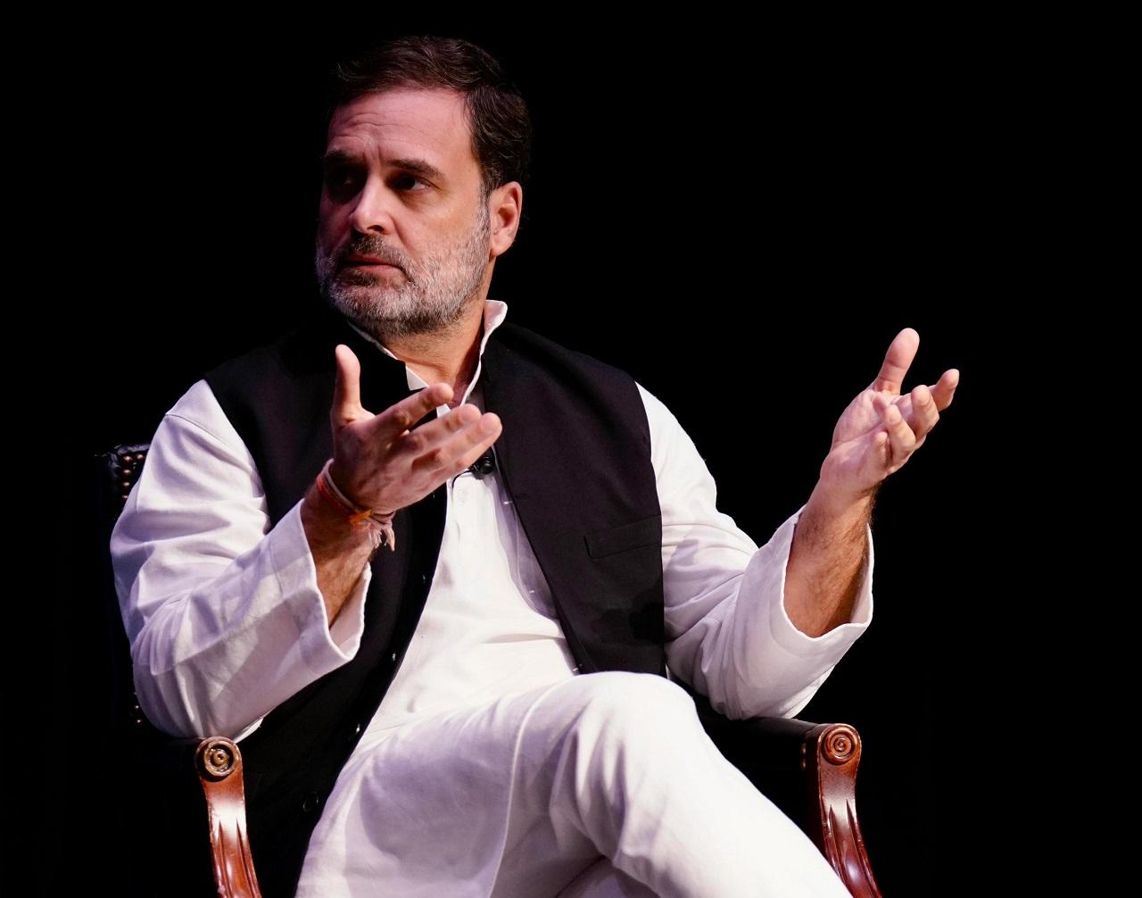 Rahul Gandhi made these remarks while talking to students at the prestigious Georgetown University