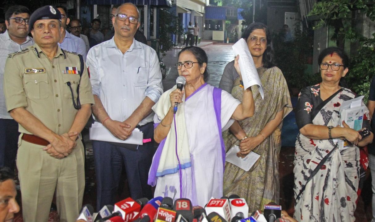 Mamata Banerjee removes Police Commissioner, top health officials