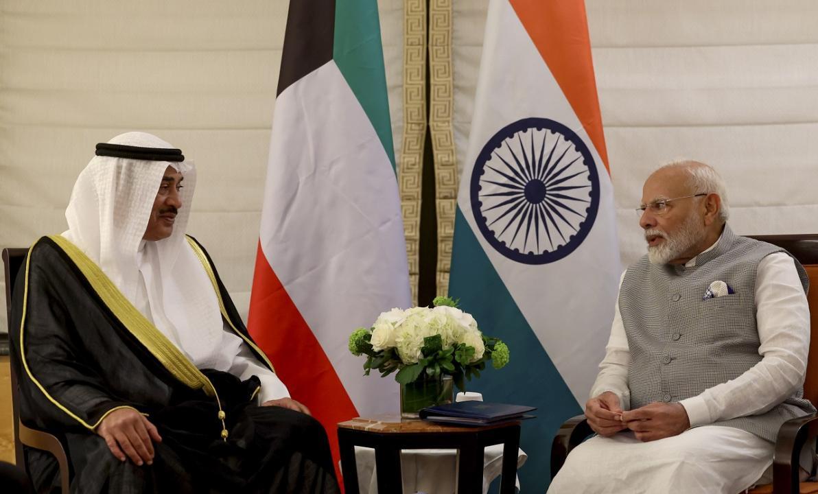 PM Modi holds bilateral meeting with Kuwait Crown Prince in New York