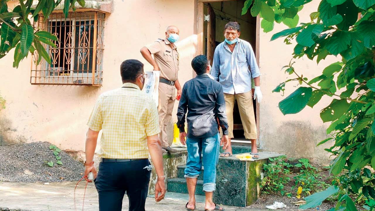 The house in Neharoli village where the bodies were found