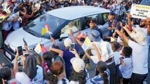 Pope Francis arrives in East Timor