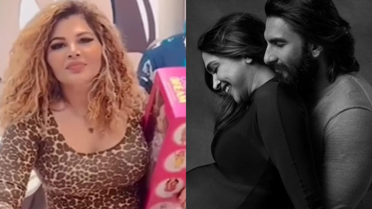 ‘Main masi ban gayi’: Rakhi Sawant buys toys for Deepika & Ranveer's baby girl