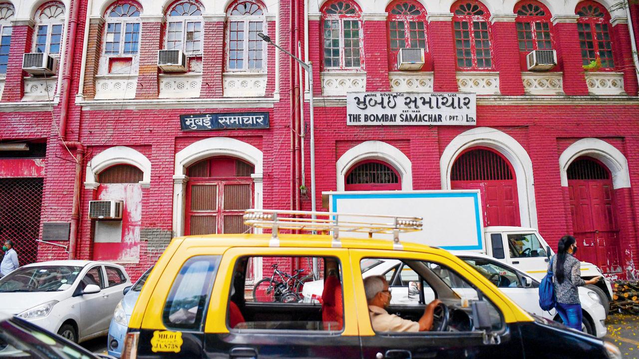 The film also details how the paper’s headquarters were established at the impossible-to-miss Red House at Fort. Pic/Getty Images
