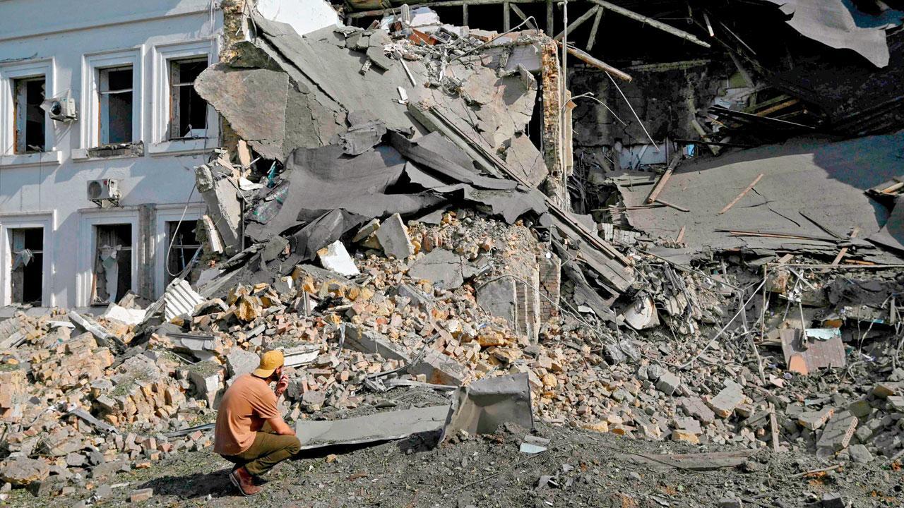 Russia fires another barrage of projectiles at Ukraine