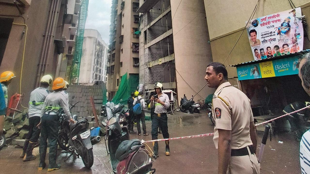 Mumbai: Three labourers killed in slab collapse at Malad high-rise
