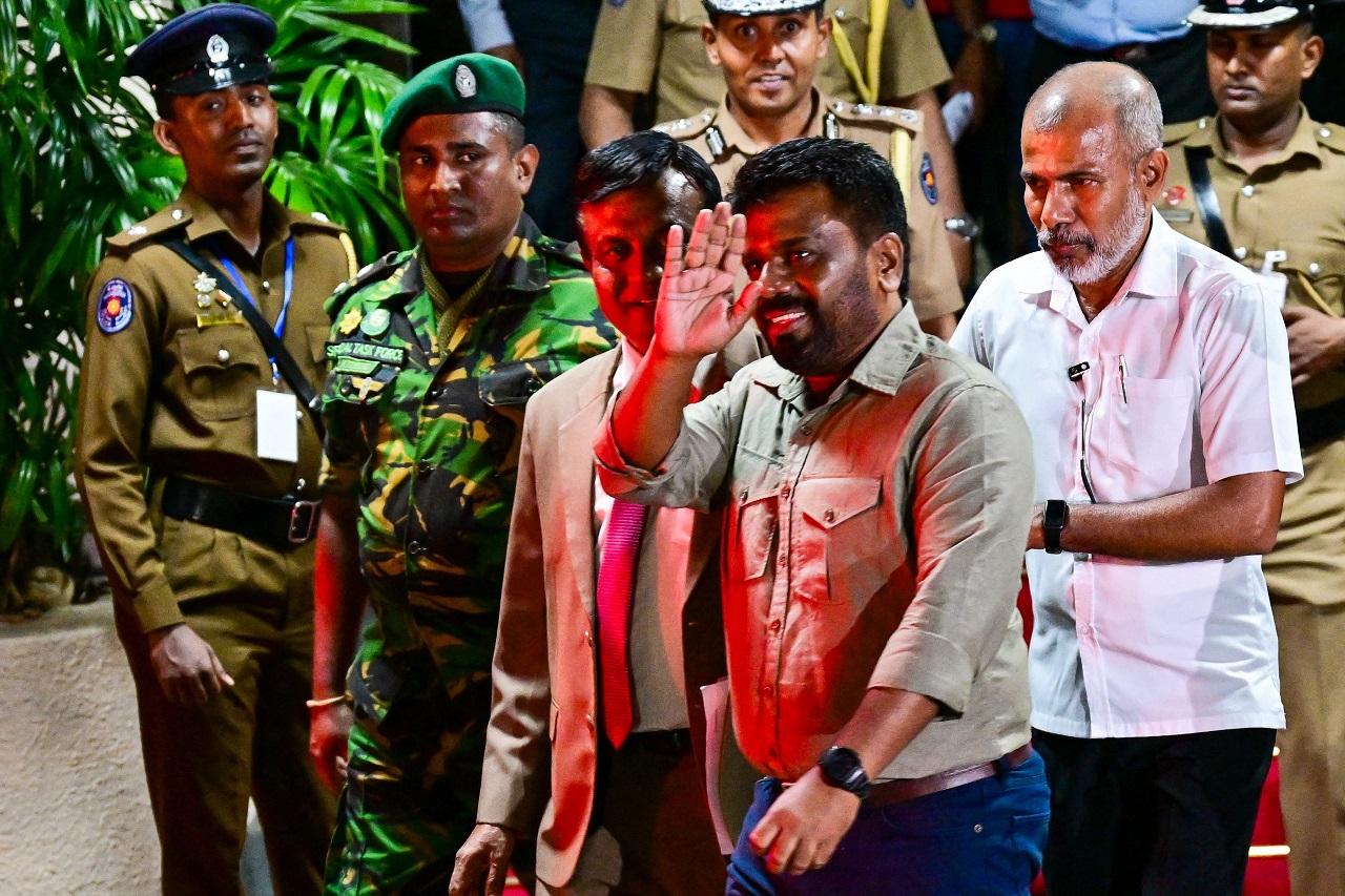 Dissanayake, the leader of the Marxist Janatha Vimukthi Peramuna party's broader front National People's Power (NPP), defeated his closest rival Sajith Premadasa of Samagi Jana Balawegaya (SJB) in Saturday's election