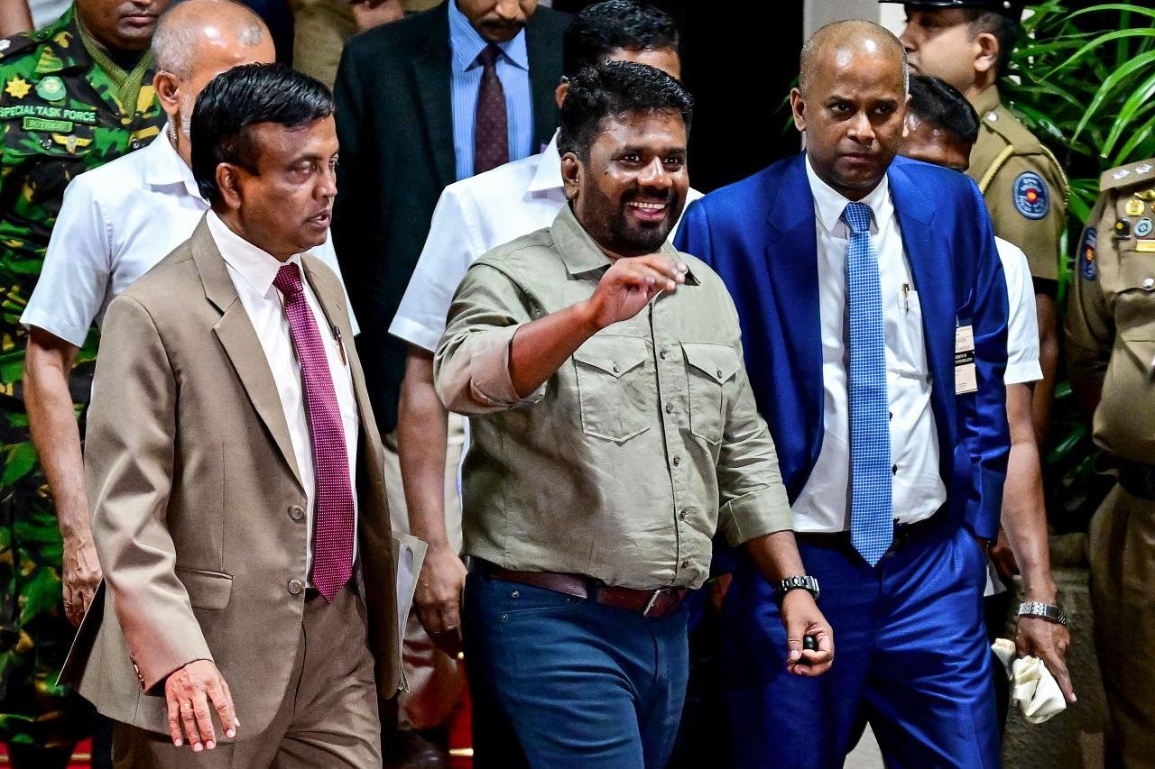 His swearing-in comes hours after Prime Minister Dinesh Gunawardena resigned from his post as part of a power transition in the country following the presidential election
