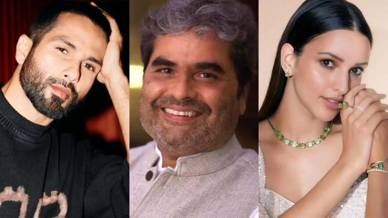 Vishal Bhardwaj & Shahid Kapoor reunite after 7 years for yet-untitled action thriller starring Triptii Dimri. Read more