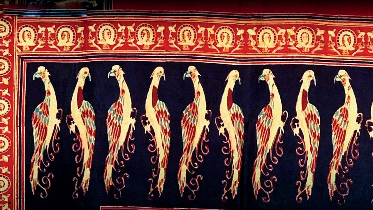 An example of the block print from the film