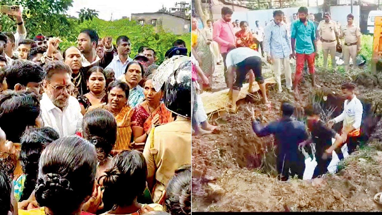 Badlapur encounter: Shiv Sena leaders detained for vandalising burial site