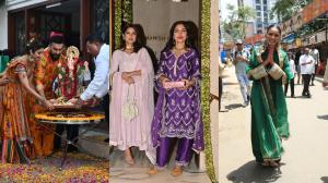 Spotted in the city: BB winner Sana Makbul visits Lalbaugcha Raja