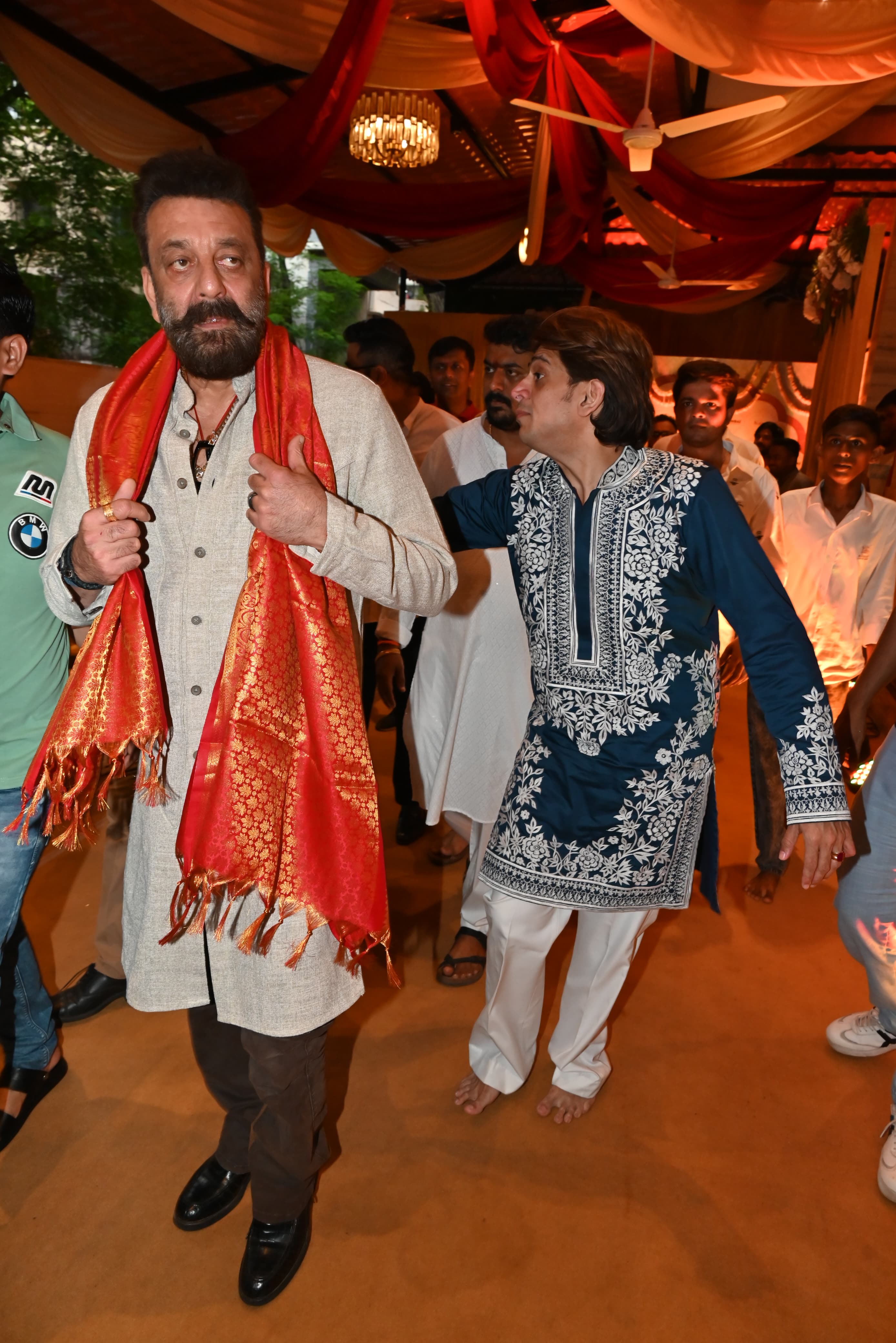 Sanjay Dutt visited Rahul Kanal's Ganpati in Bandra