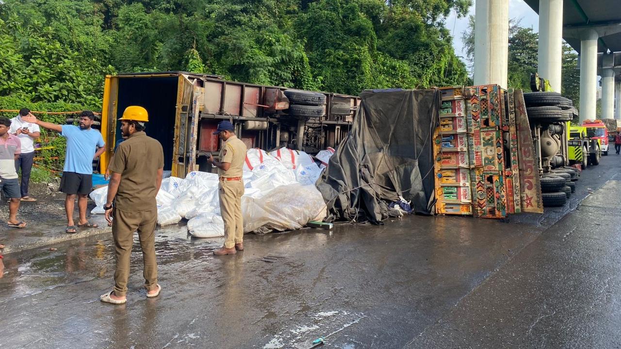 On Tuesday, traffic on the road remained affected for more than 11 hours after an accident