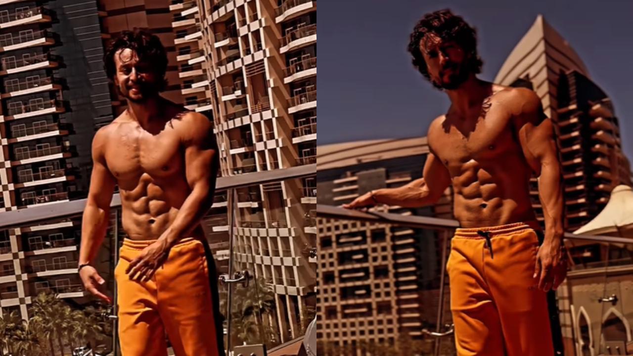 Watch! Tiger Shroff makes jaws drop as he flaunts his chiselled physique