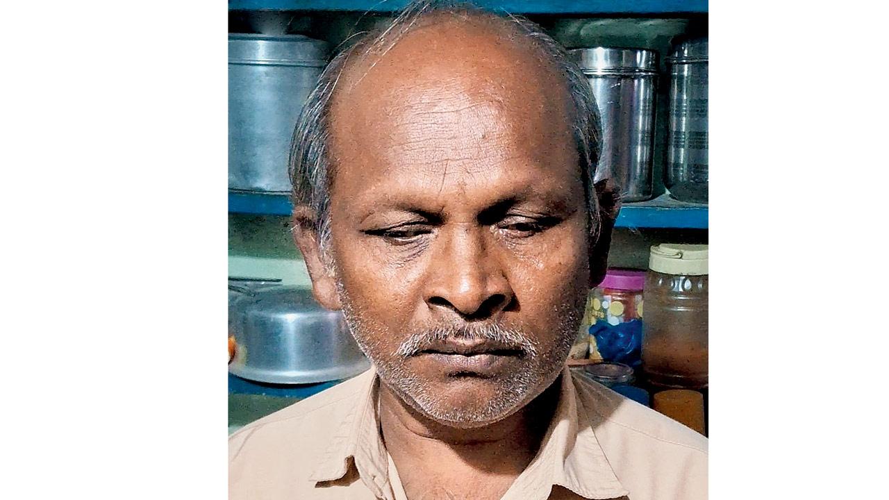Appasaheb Gaikwad, husband of the deceased, at his residence on Friday