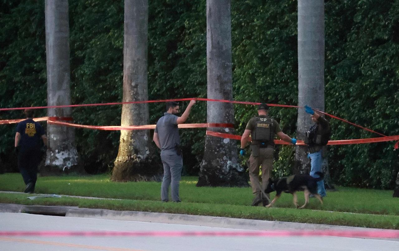 The incident took place at roughly around 1:30 pm local time when Secret Service agents spotted a person with AK-47 near the golf course. Agents opened fire at him