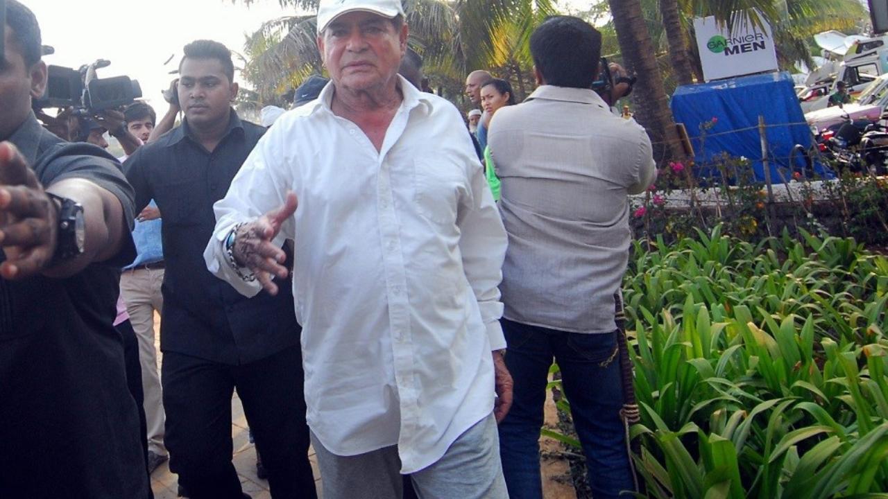 Salim Khan received death threat during morning walk, the police has stated. 