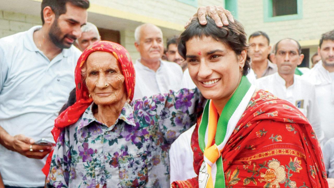 Haryana assembly elections: Vinesh Phogat’s cousin criticises ‘slap’ comment