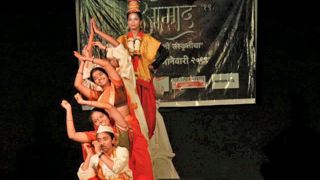 A moment from a previous edition of  the programme at St Xavier’s College 