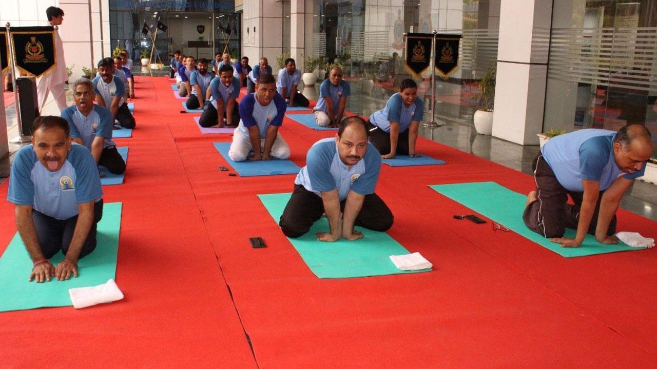 Work and Wellness: NCRB Advocates Yoga for a Balanced Life