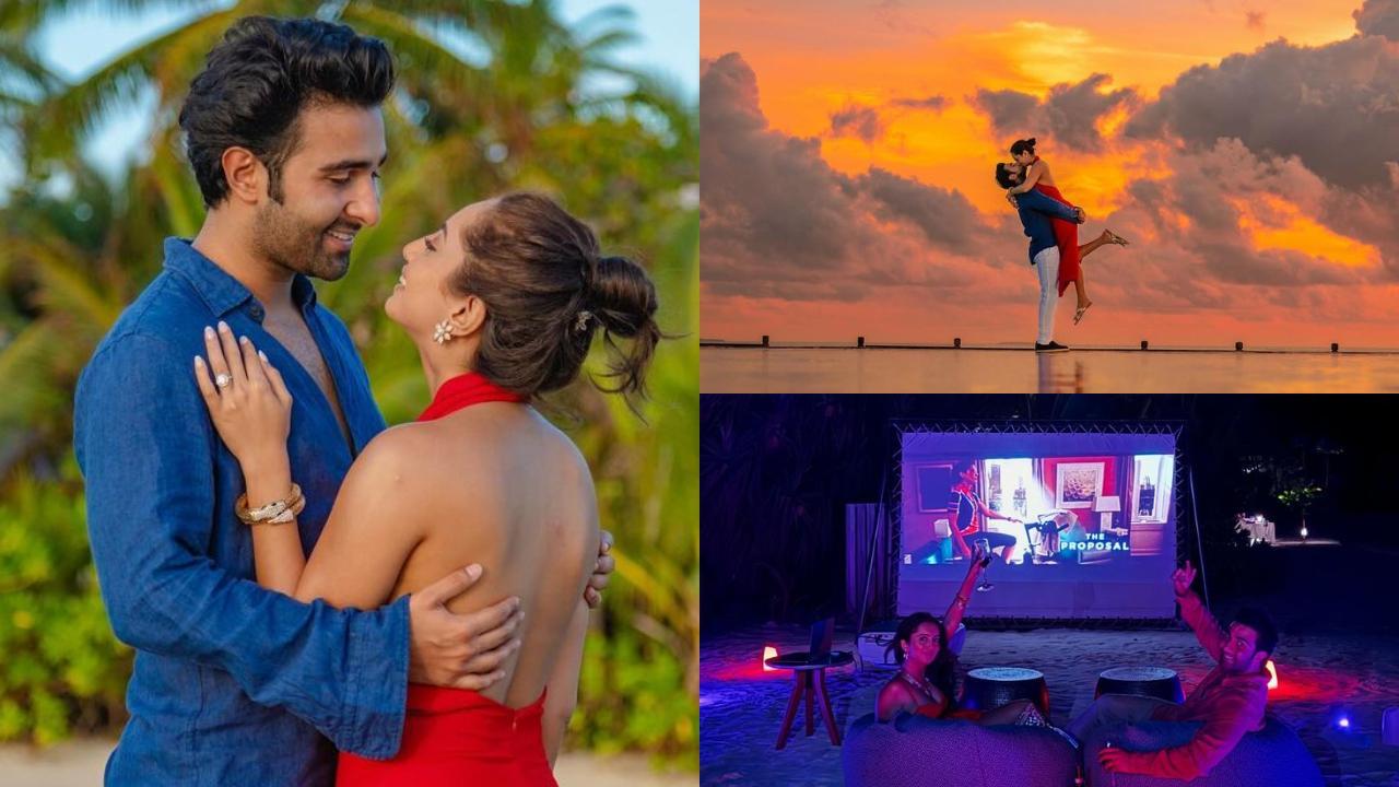 INSIDE newly engaged Aadar Jain and Alekha Advani's dreamy beach date