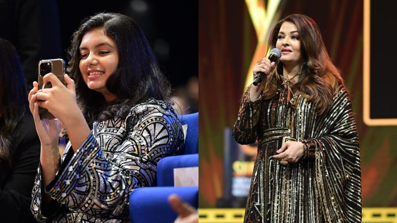 SIIMA 2024: Aaradhya Bachchan captures Aishwarya Rai's winning moment, watch her heartfelt speech