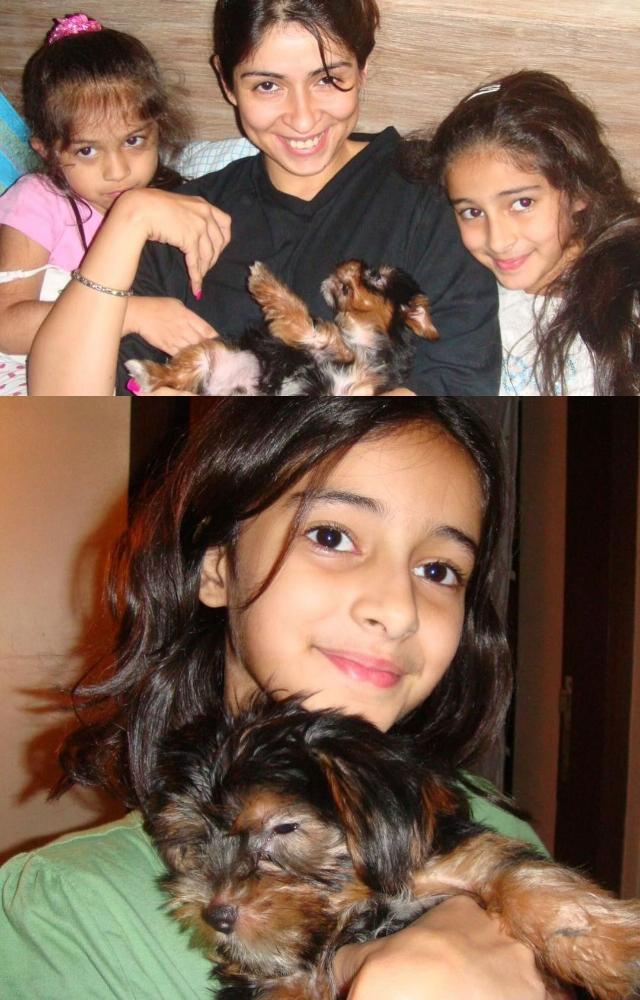 Ananya Panday with her late dog Fudge