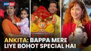 Ganesh Chaturthi 2024: Ankita Lokhande, Arjun Bijlani and Debina Bonnerjee bring home Bappa