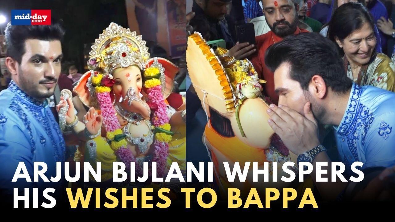 TV actor Arjun Bijlani's Ganpati Visarjan | Ganesh Chaturthi 2024