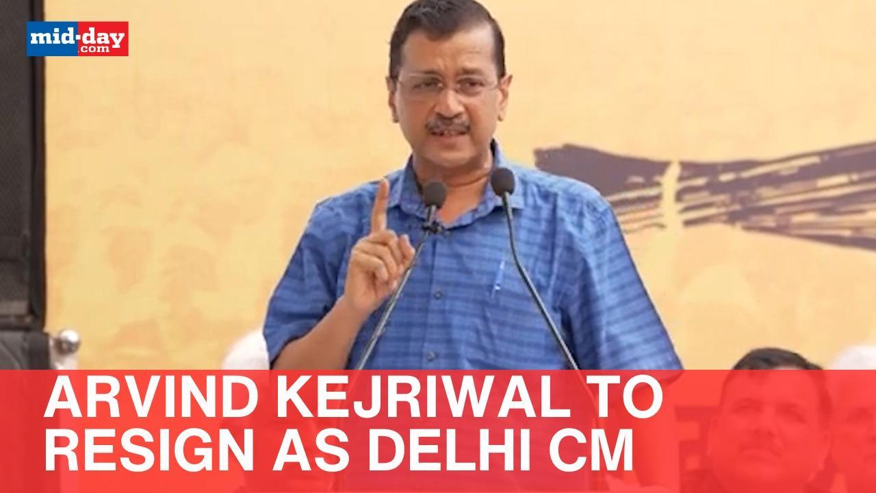 Arvind Kejriwal to resign as Delhi CM - WATCH VIDEO