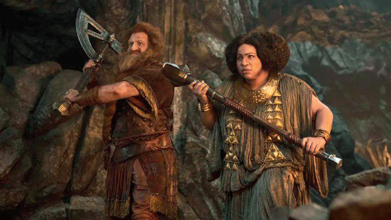 Peter Mullan as Durin III and Sophia Nomvete plays Princess Disa, the first Black female dwarf 