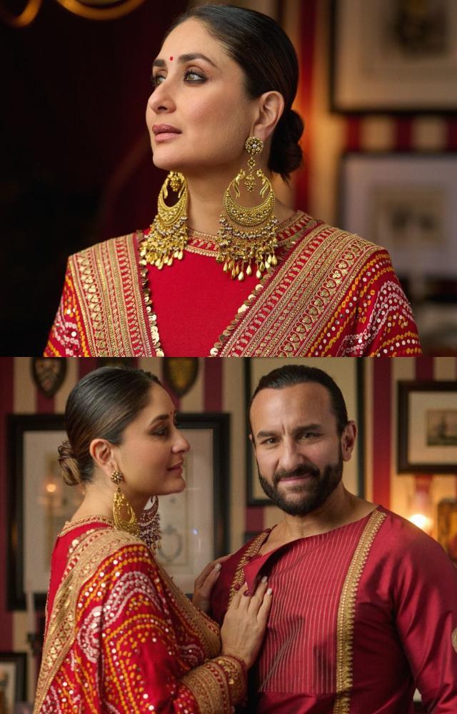 Kareena drips royalty in red outfit