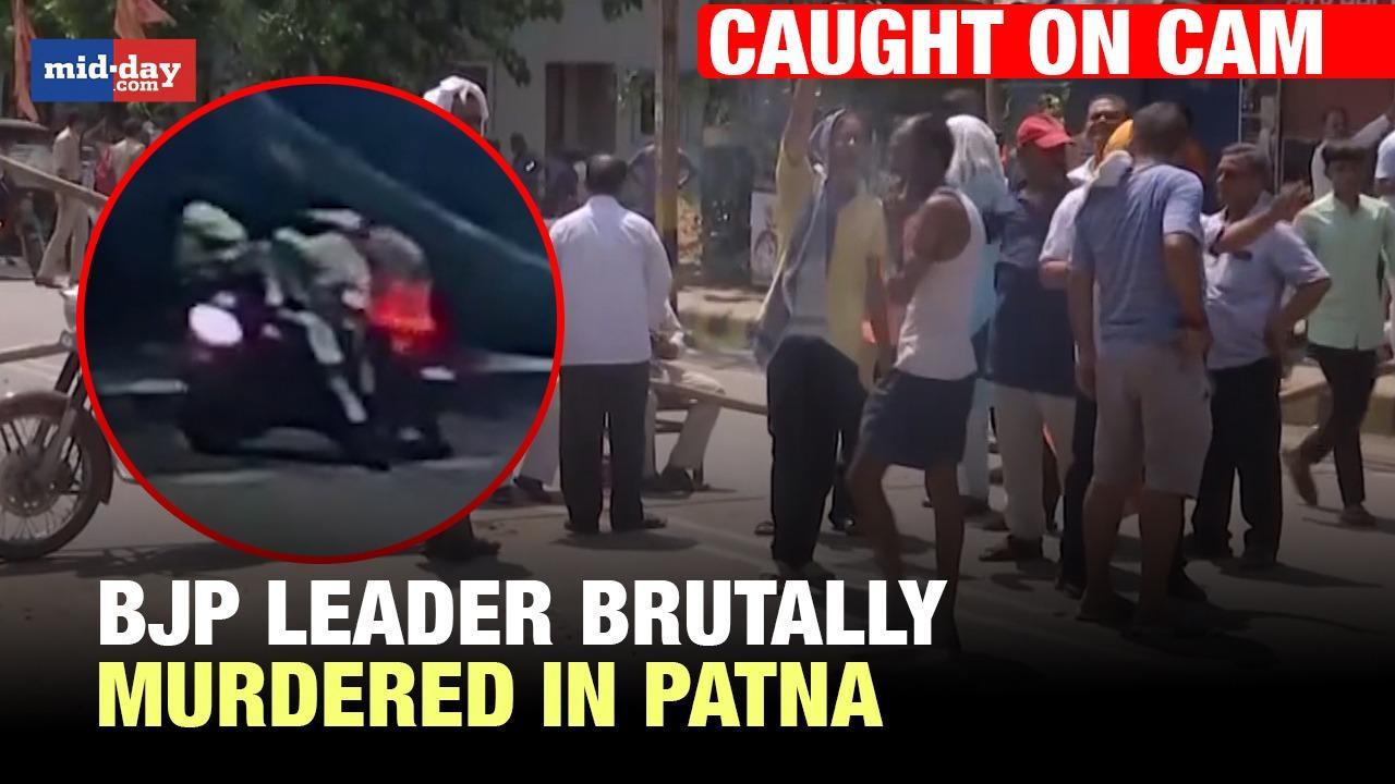 Caught on cam: BJP leader Munna Sharma shot dead in Patna - [WATCH]