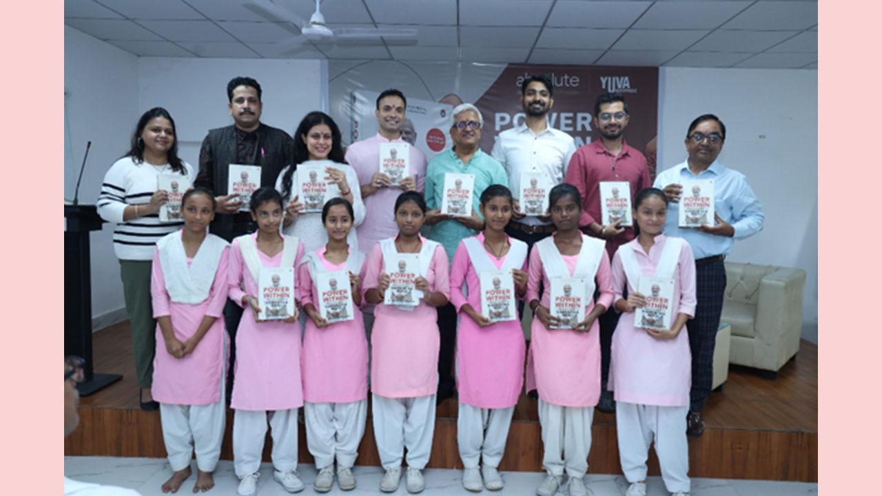 'YUVA Unstoppable's Amitabh Shah Unveils Dr. R Balu's New Book on Narendra Modi's Leadership at YUVA Model school in Gurgaon'
