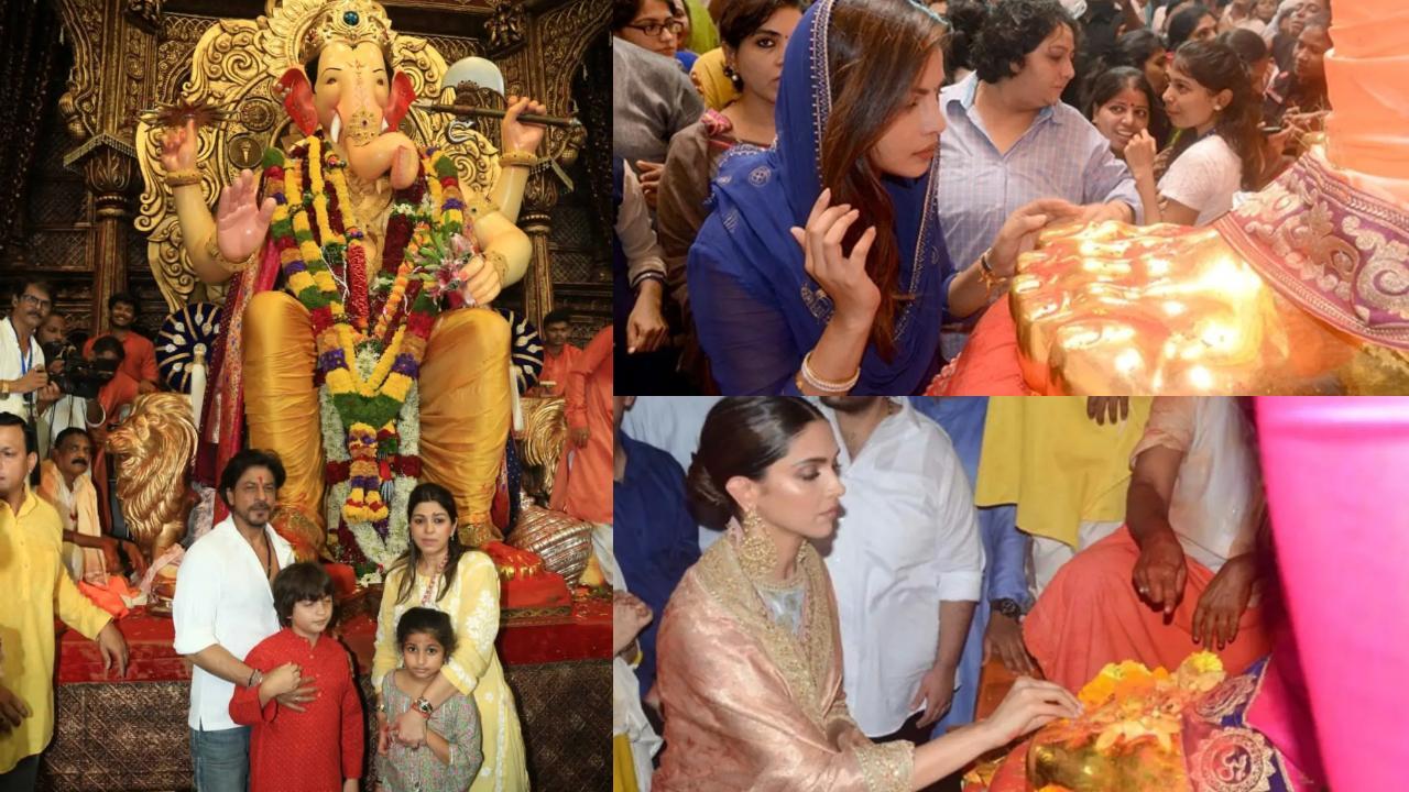 Bollywood celebs at Lalbaugcha Raja