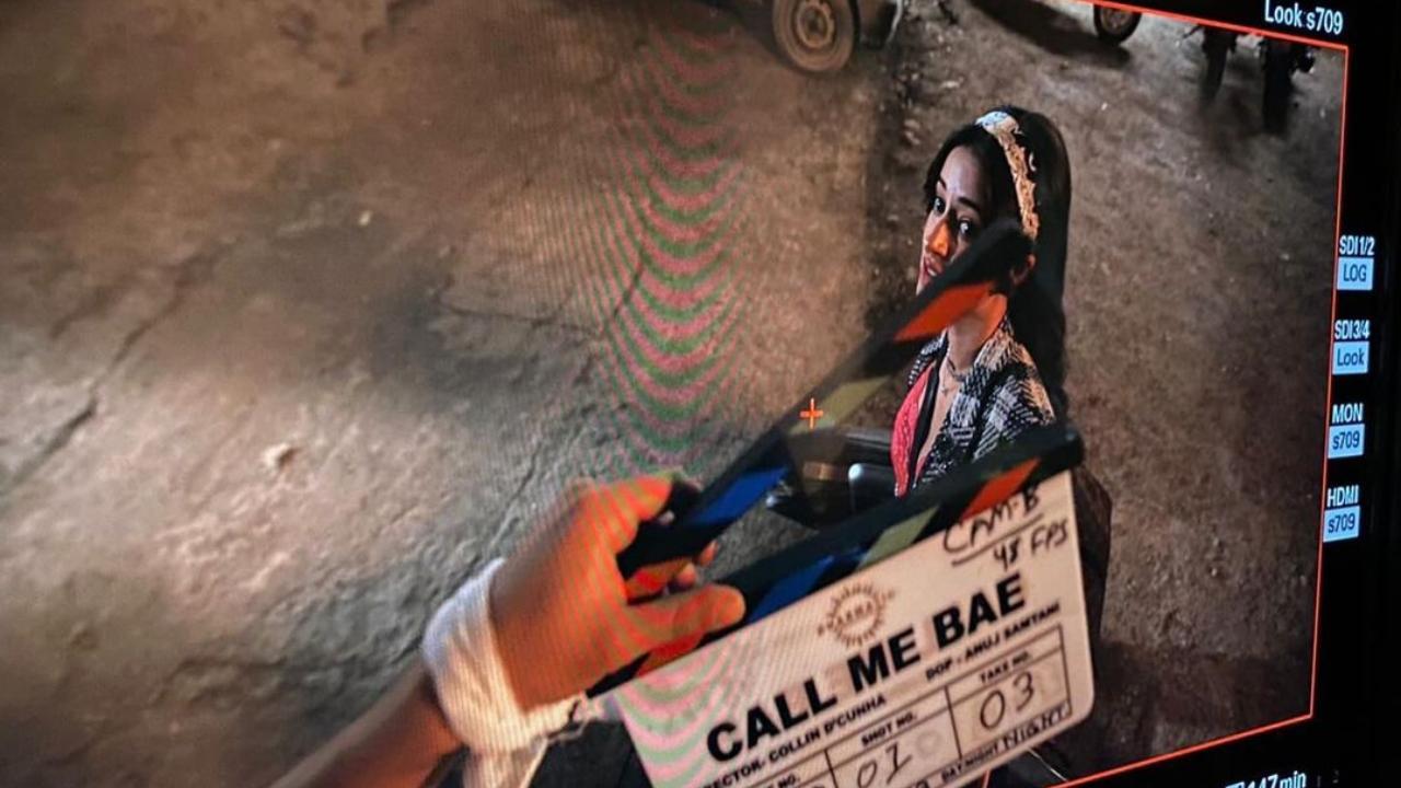 Ananya Panday shares BTS pics from 'Call be Bae' set