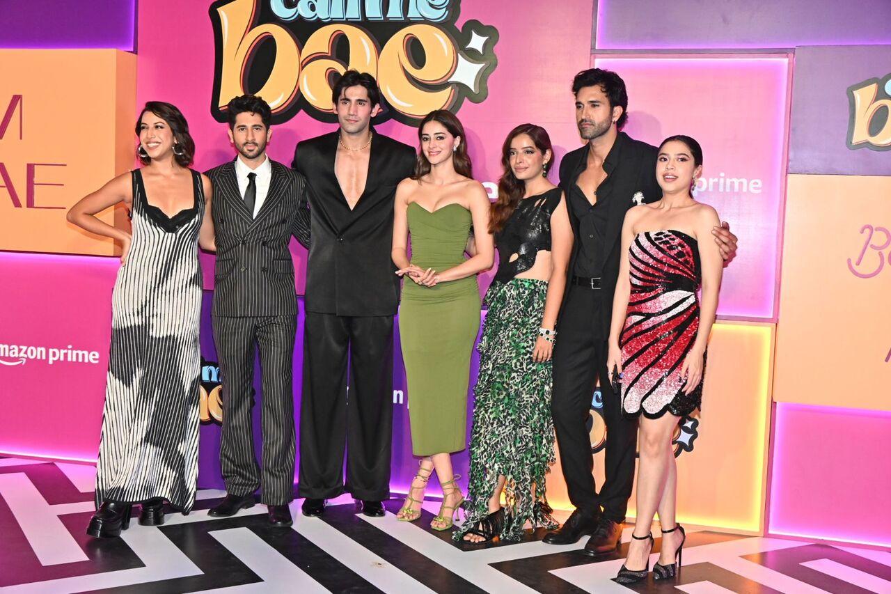 The team of Call Me Bae pose for the paparazzi