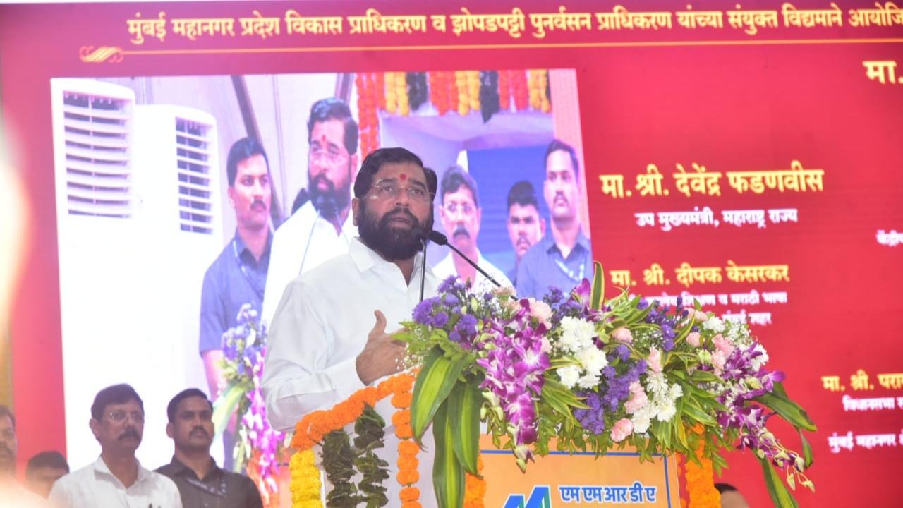 The rent compensation program was officially launched by Maharashtra's Chief Minister Eknath Shinde, with notable figures such as Housing Minister Atul Save, Guardian Minister for Mumbai City Deepak Kesarkar, and Guardian Minister for Mumbai Suburb Mangal Prabhat Lodha in attendance, it said