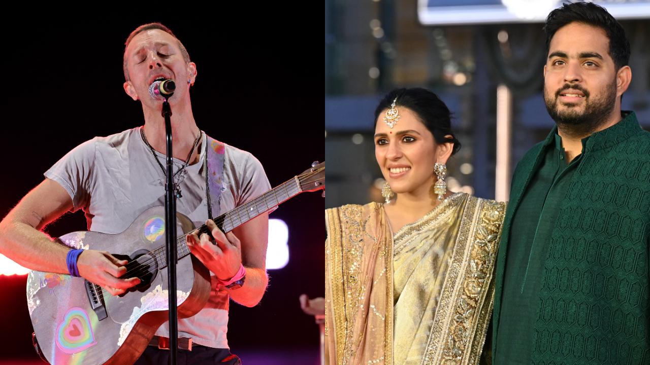Old video of Coldplay performing at Akash and Shloka Ambani's pre-wedding in Switzerland resurfaces. Read more
