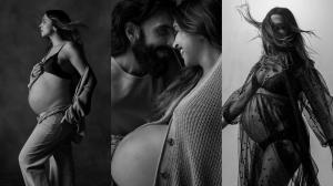 Deepika Padukone flaunts baby bump in maternity shoot with Ranveer Singh 
