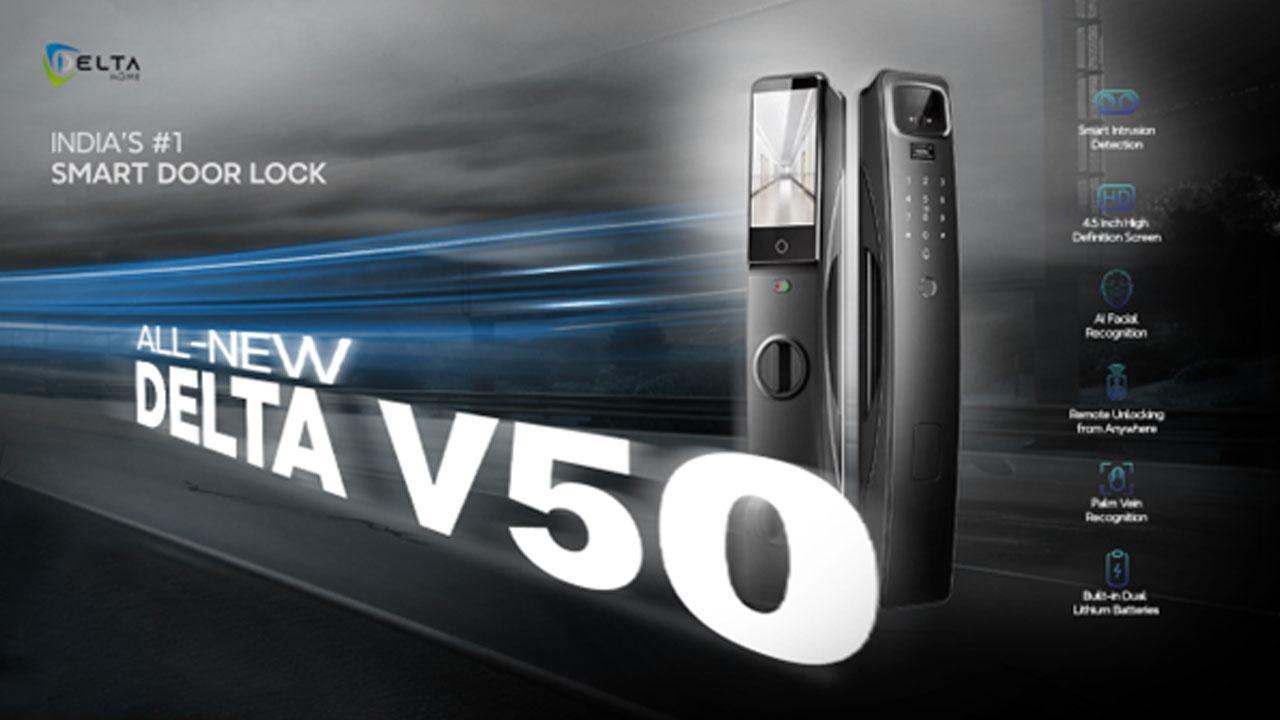 DeltaHome Revolutionizes Home Security with the Launch of V50, India's Most Advanced Smart Lock