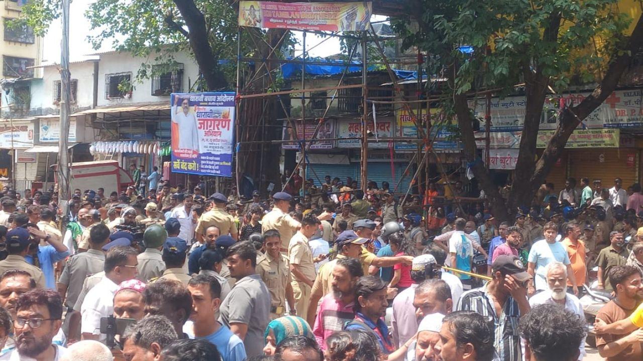 Following a formal notice, the BMC on Saturday sent a team to carry out the demolition which led to protests from locals who blocked roads and disrupted traffic. 