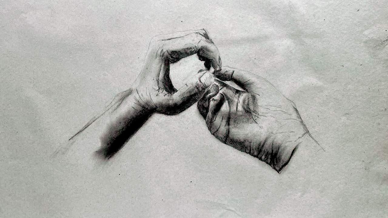 Study of Hands by Rachana Devidayal