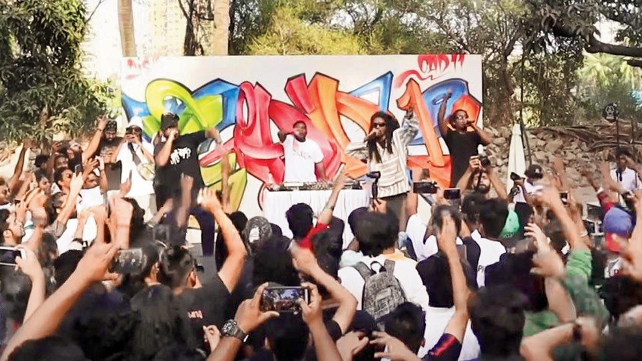 MC Mawali in performance. Pic Courtesy/Youtube