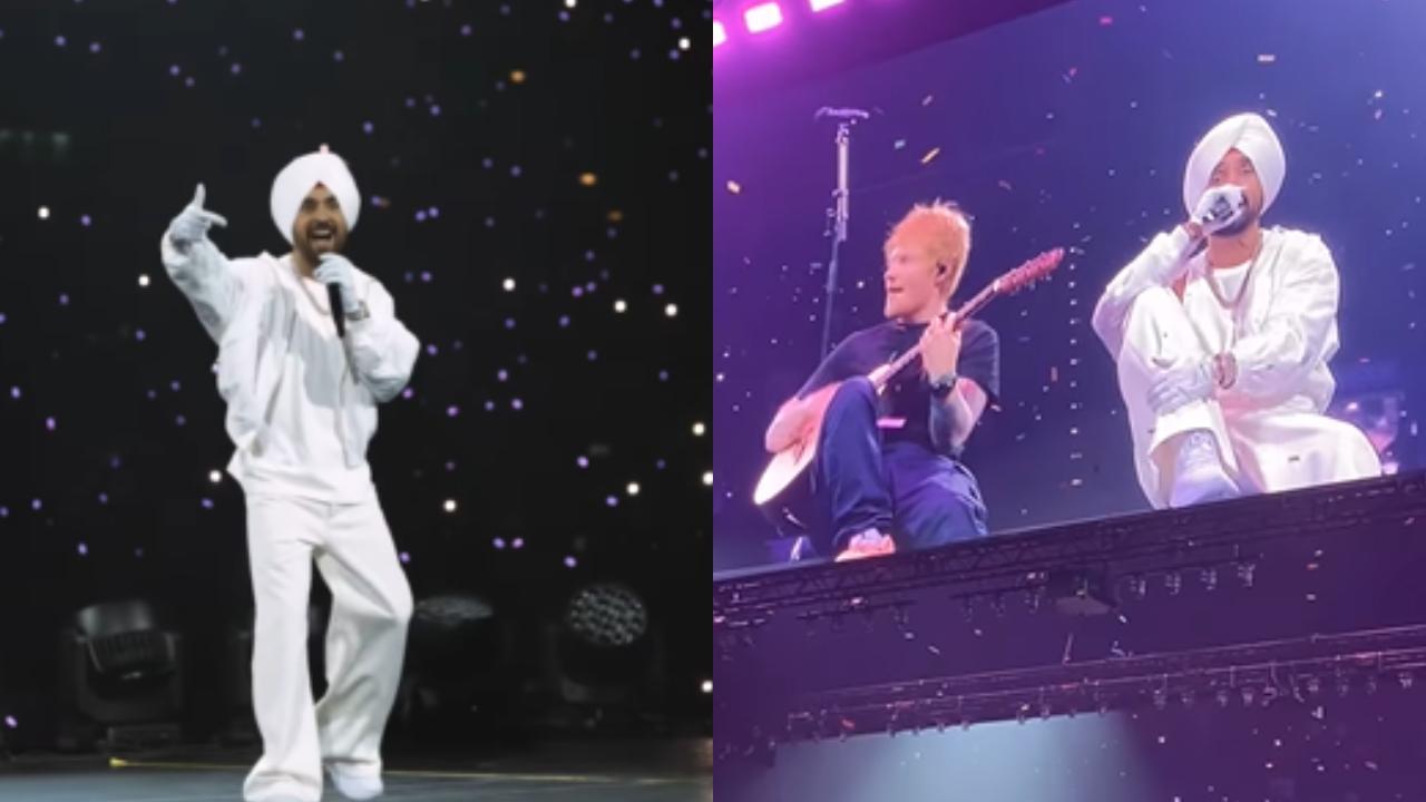 Ed Sheeran returns favour to Diljit Dosanjh at latter's Birmingham concert