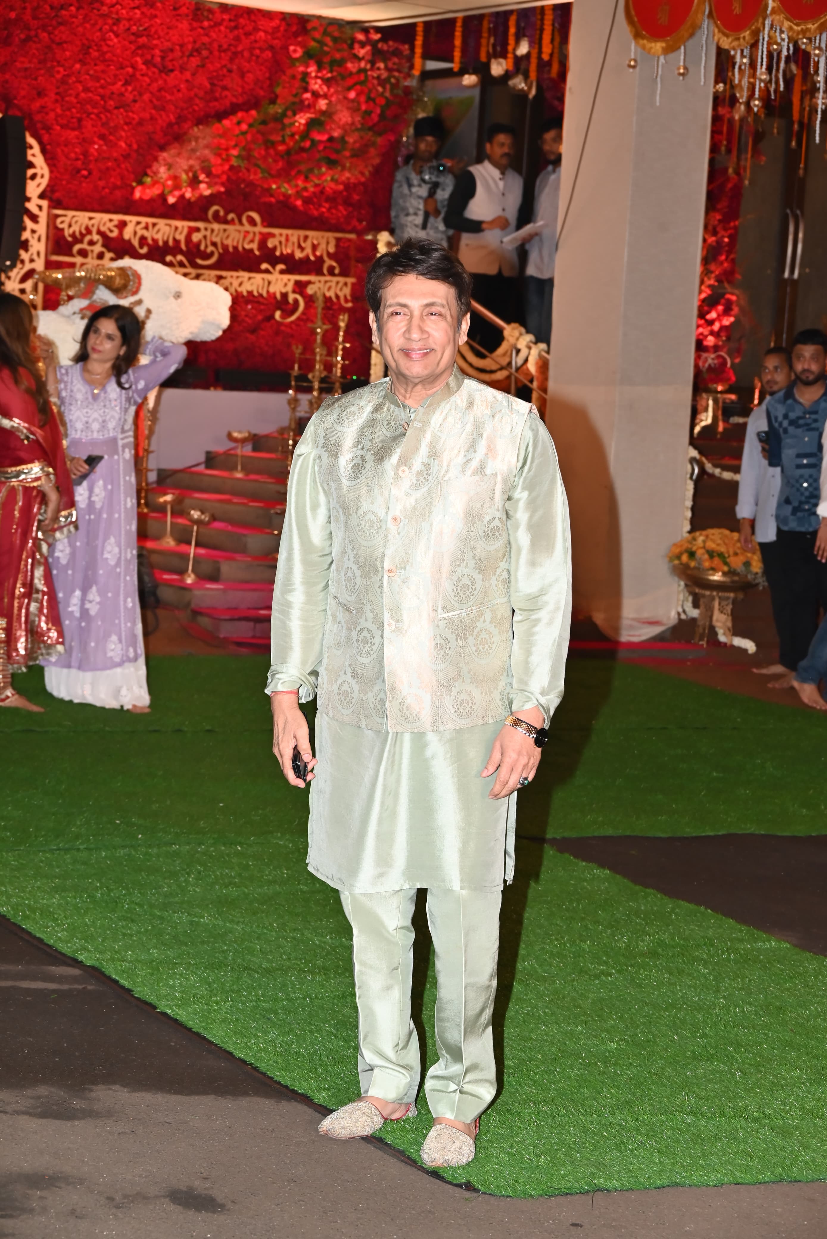 Shekhar Suman was also present at the star-studded celebration